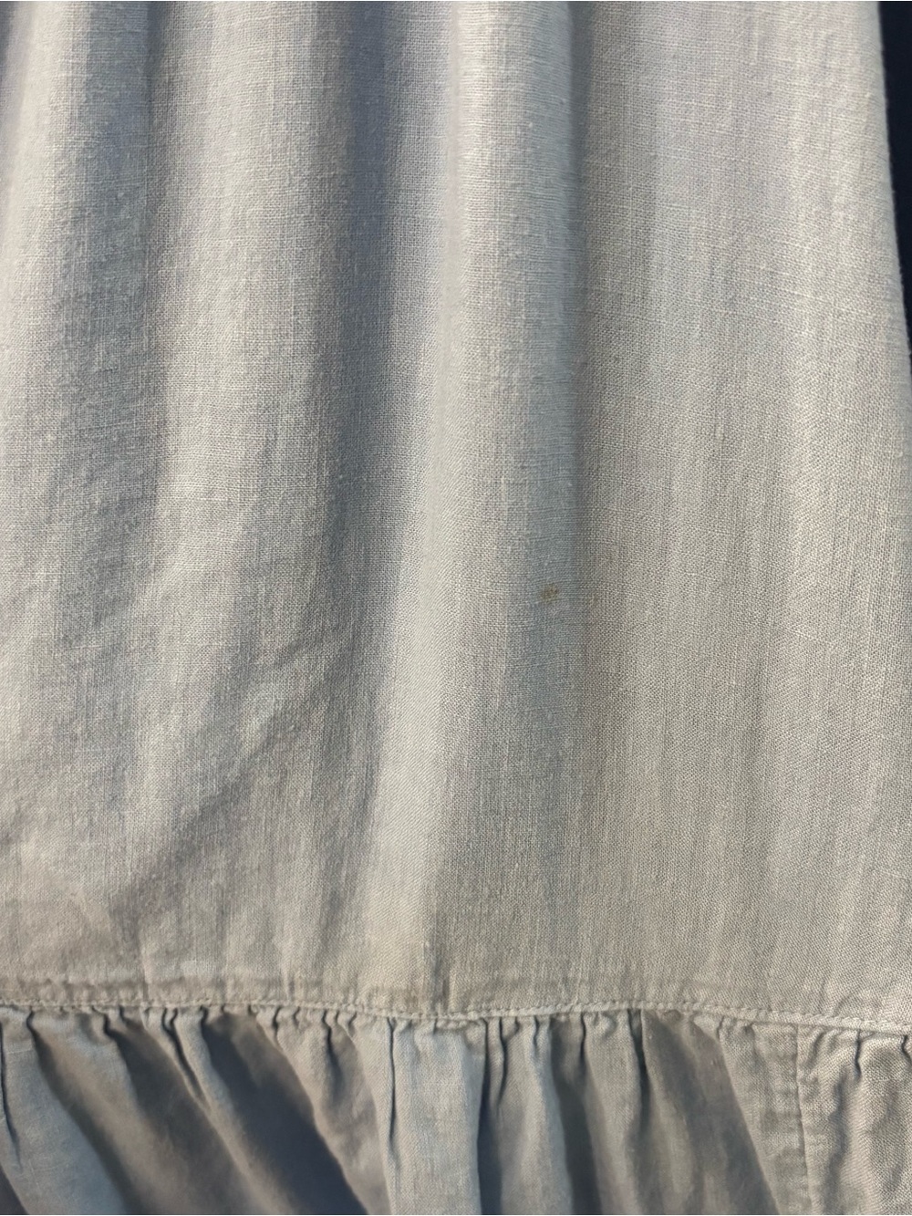 Abercrombie and Fitch Light Blue Spaghetti Strap Button-Front Maxi Dress - Picture 4 of 8